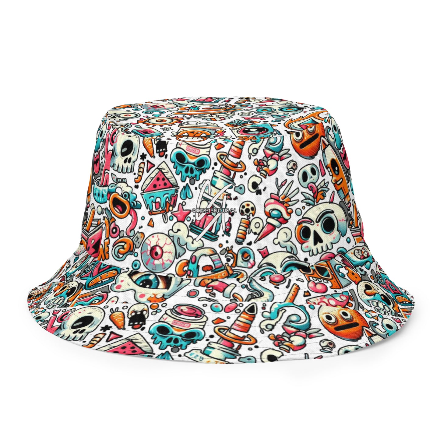 Concrete Kulture Co- "The Drip" Reversible bucket hat