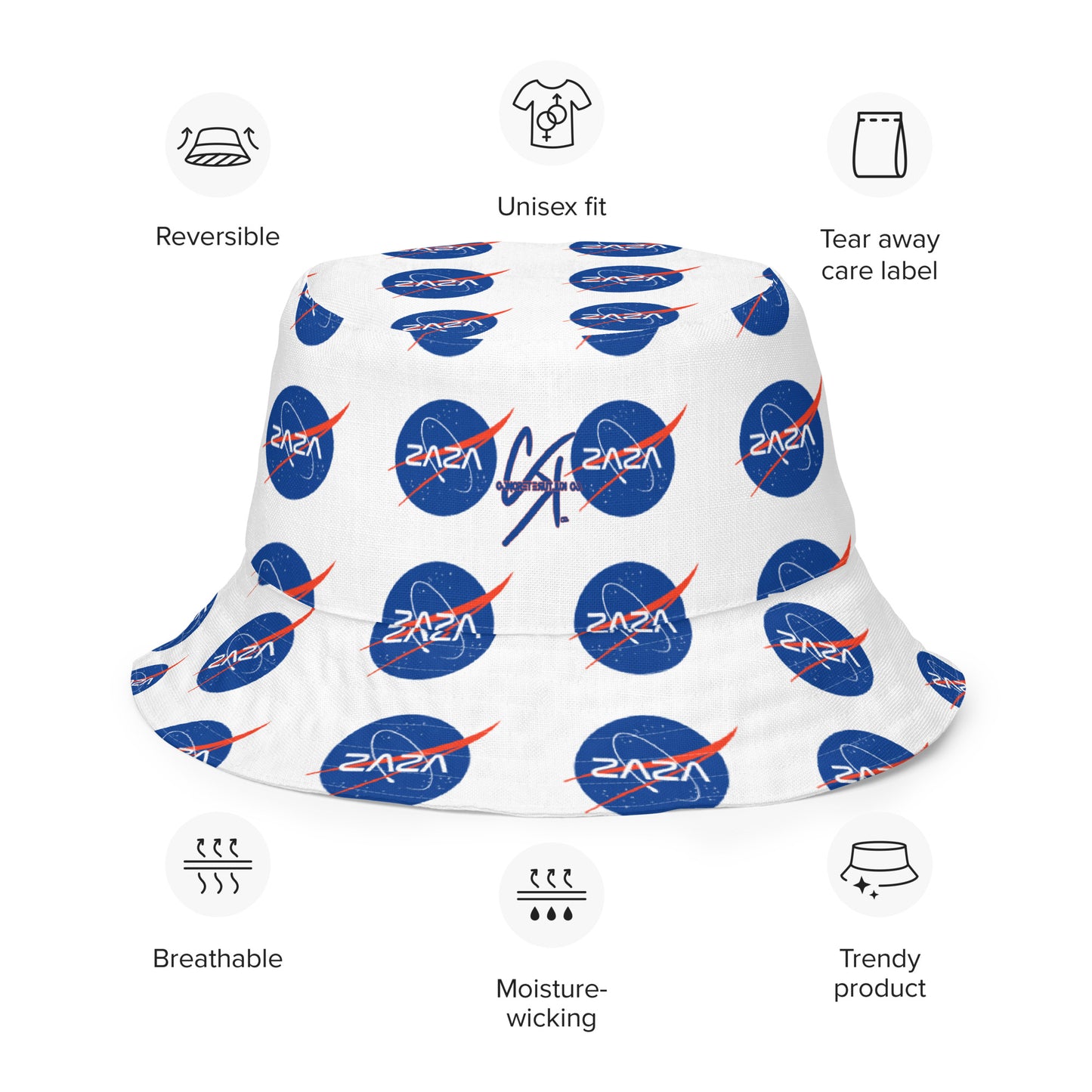 CKco "Zaza" Reversible bucket hat