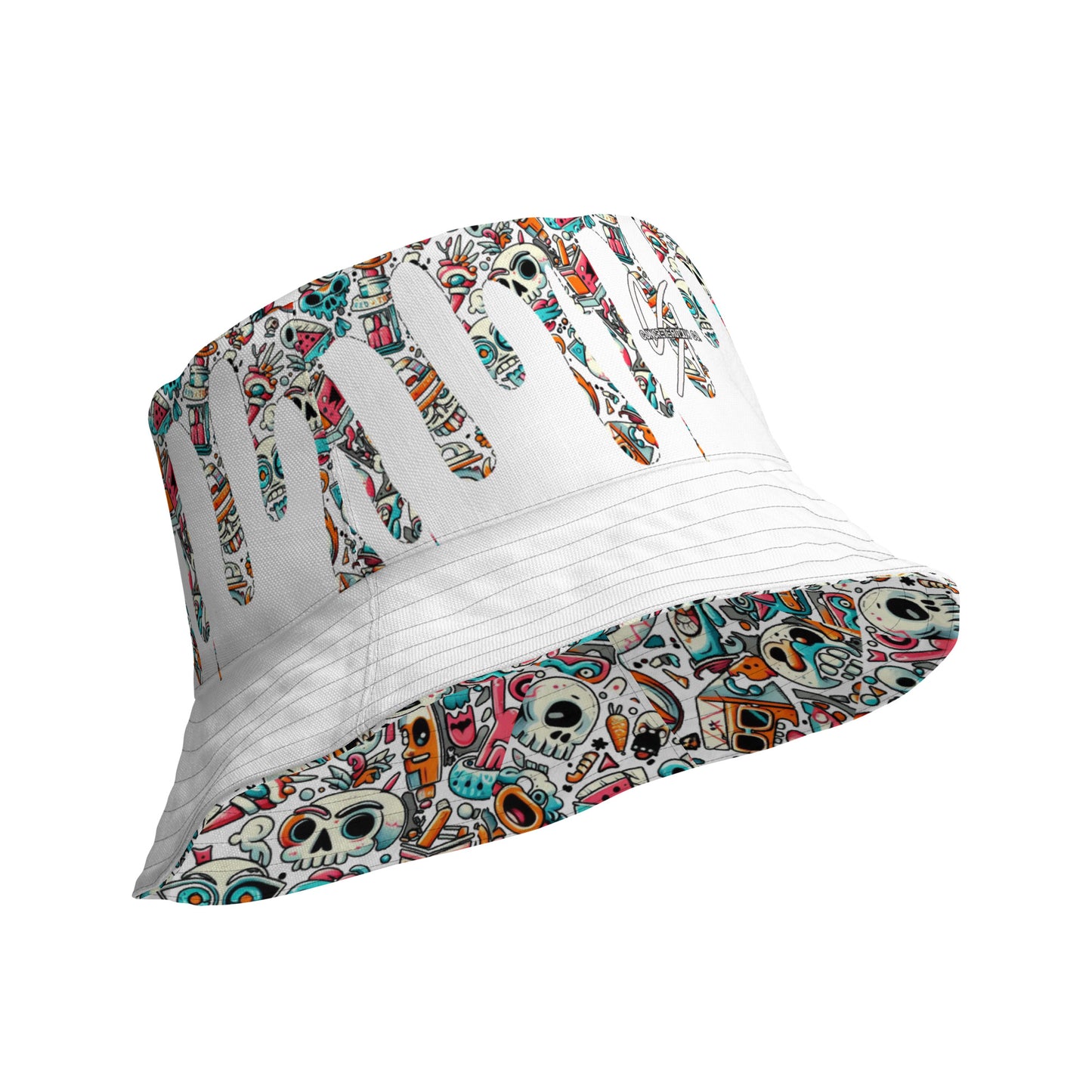 Concrete Kulture Co- "The Drip" Reversible bucket hat