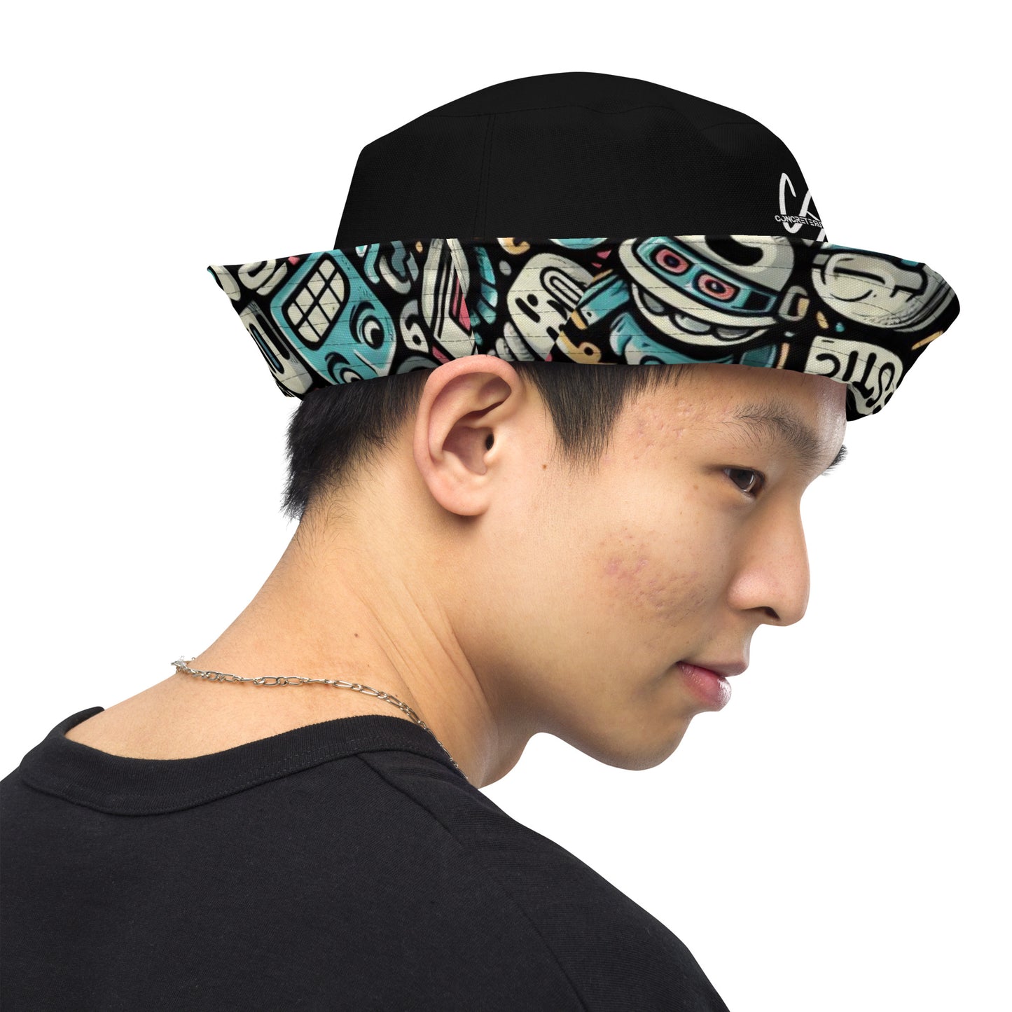 CKco- "Graffiti Gang" Reversible bucket hat