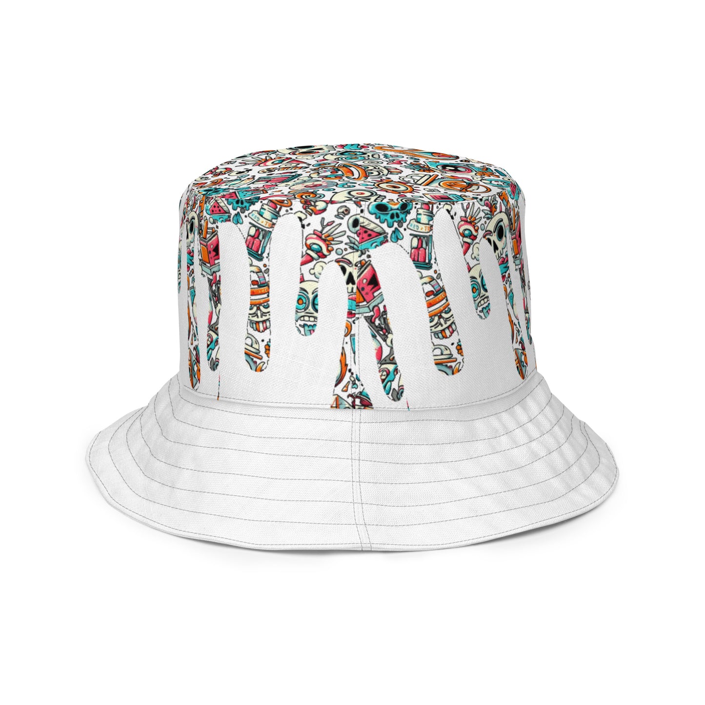 Concrete Kulture Co- "The Drip" Reversible bucket hat