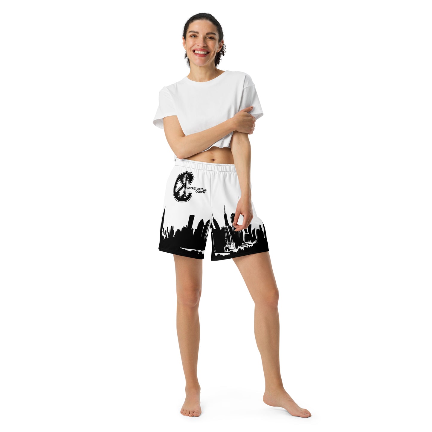Concrete Kulture Co. All-Over Print Unisex Athletic Long Shorts