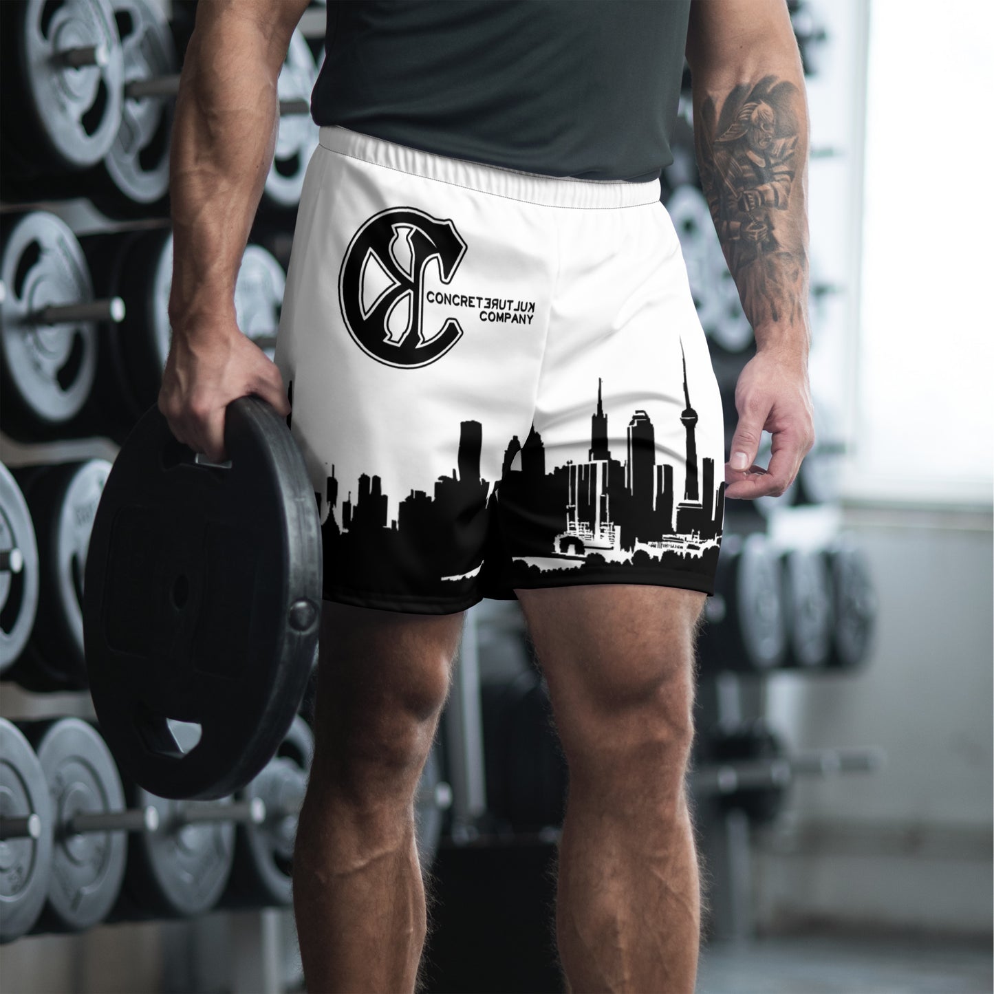 Concrete Kulture Co. All-Over Print Unisex Athletic Long Shorts