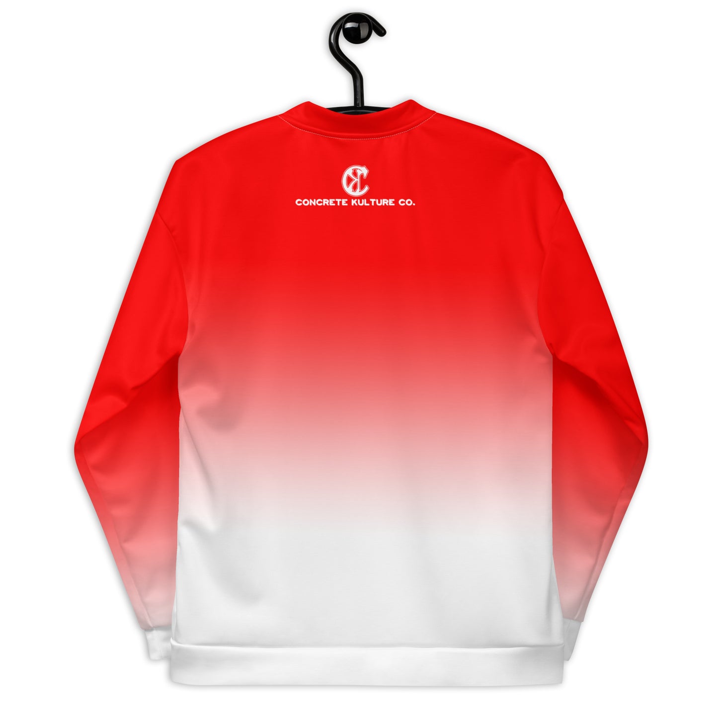 Concrete Kulture Company 'Red Fade" Unisex Bomber Jacket