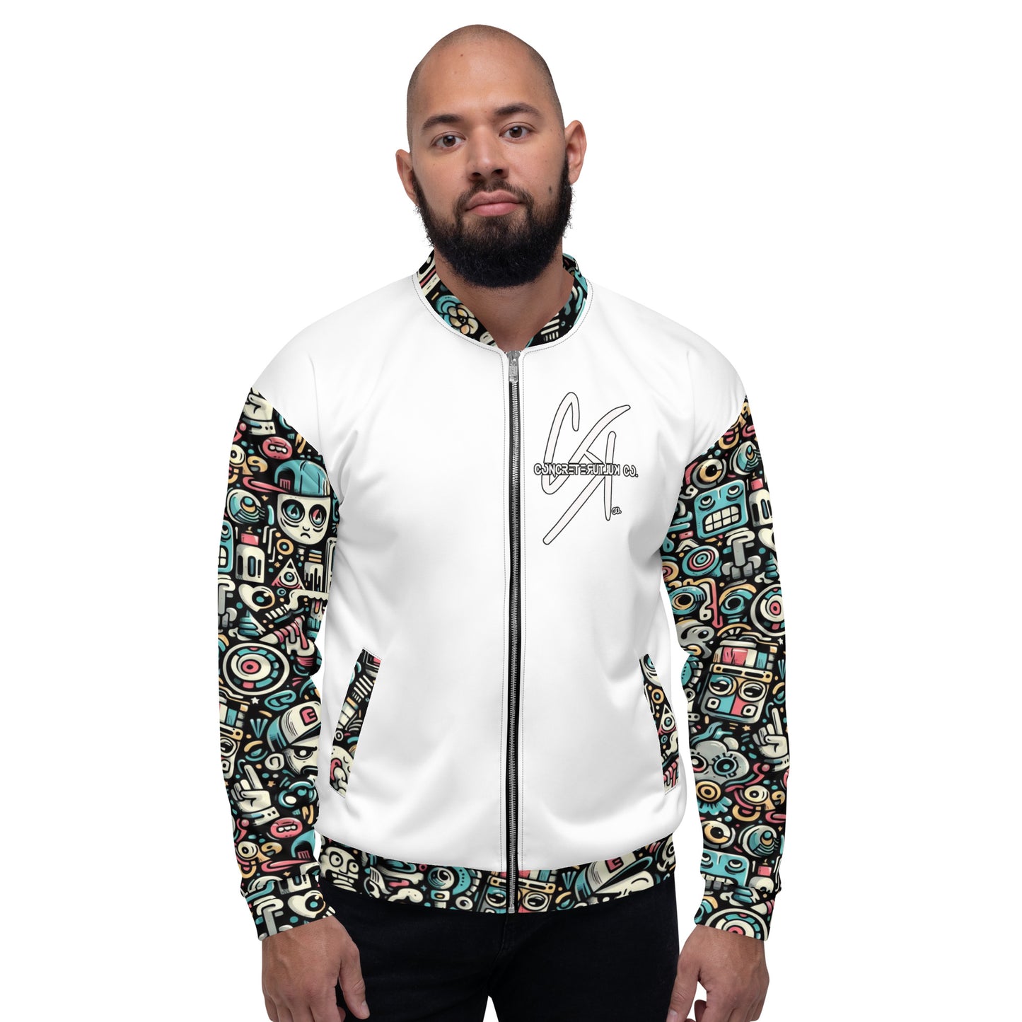 CKco  "Graffiti gang" Unisex Bomber Jacket