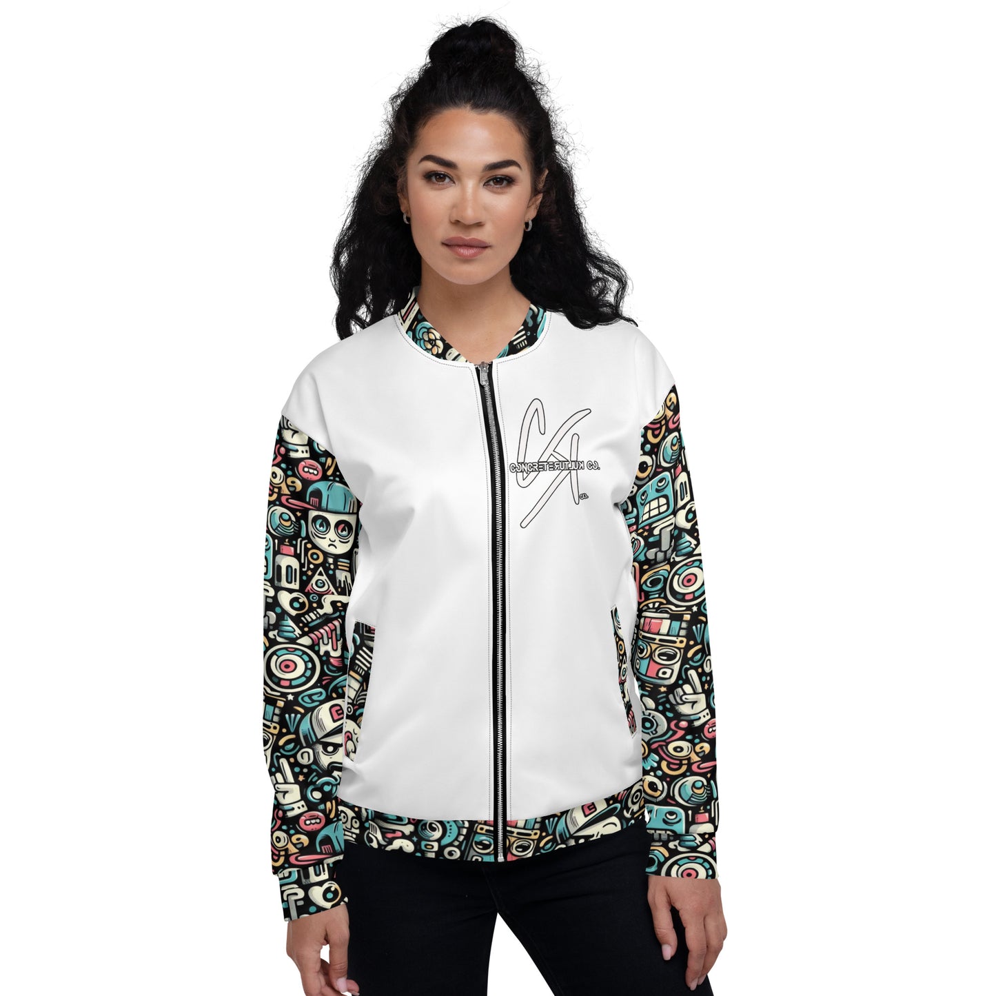CKco  "Graffiti gang" Unisex Bomber Jacket