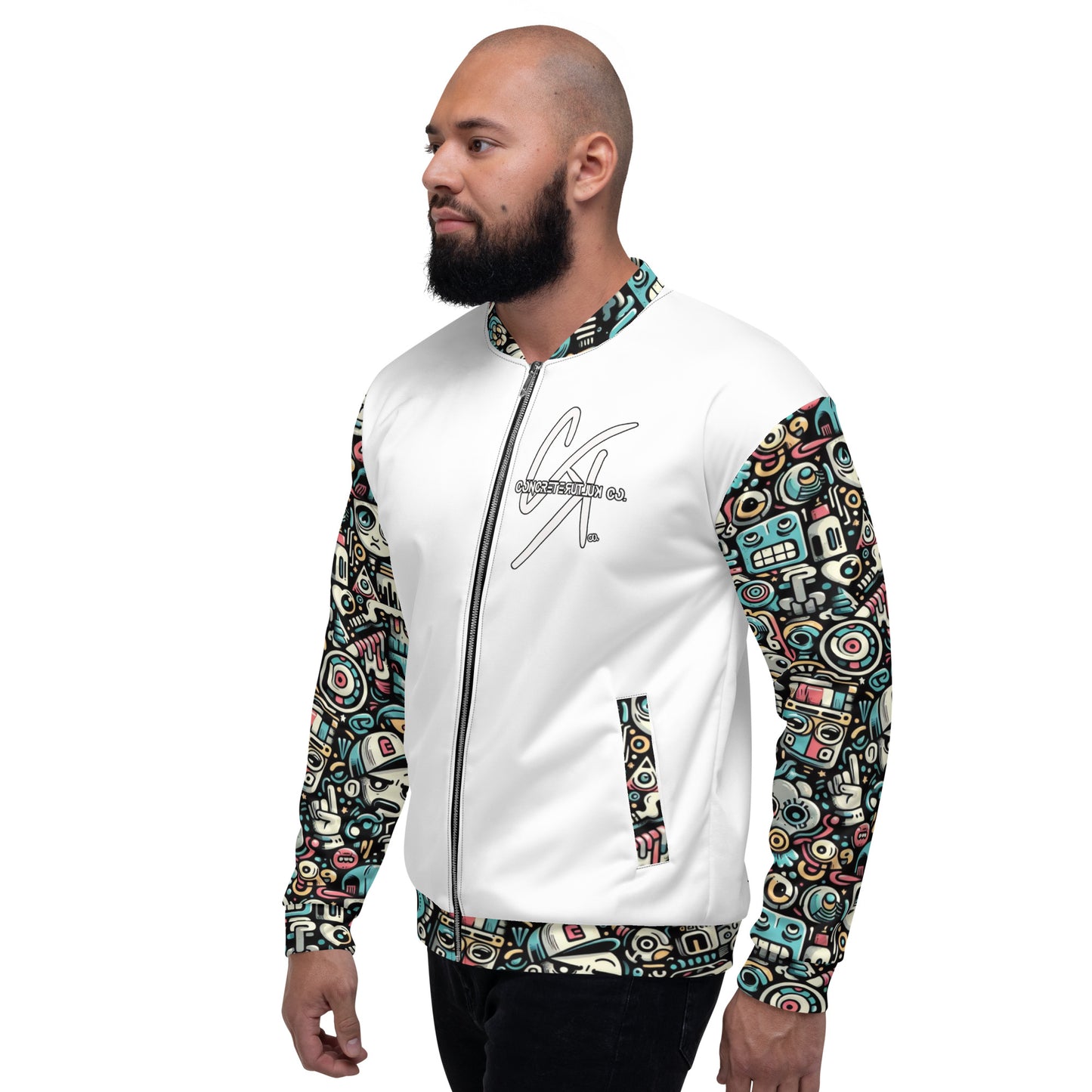 CKco  "Graffiti gang" Unisex Bomber Jacket
