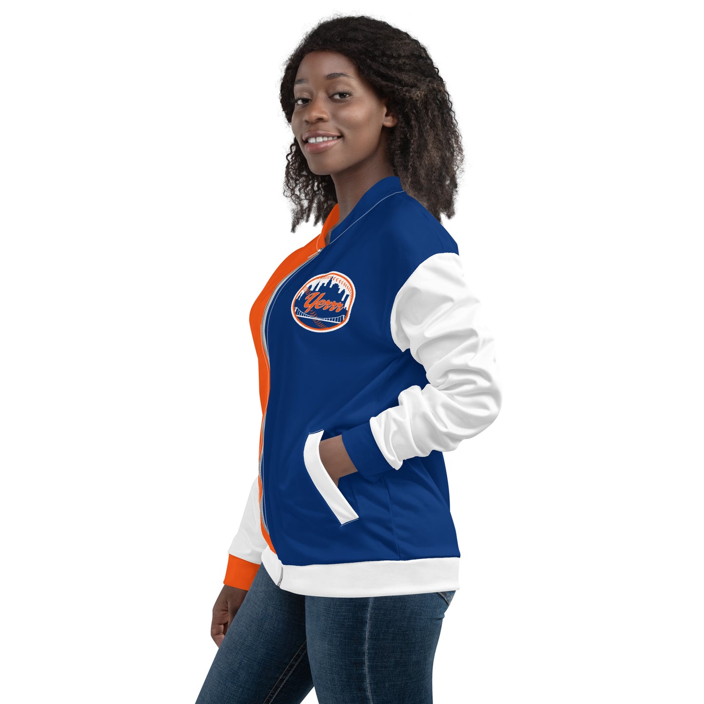 Concrete Kulture Company "New Yerrr-Mets" Unisex Bomber Jacket