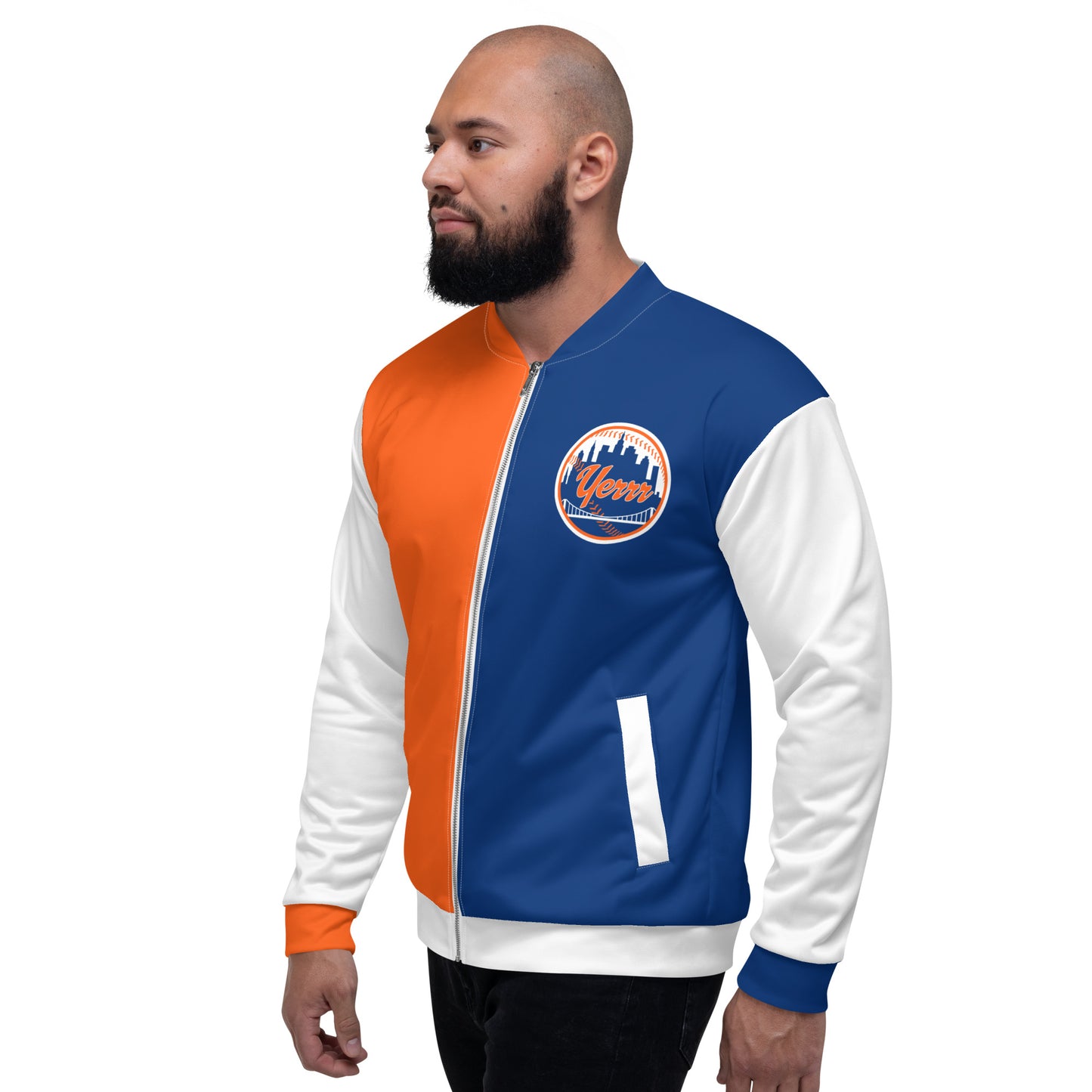 Concrete Kulture Company "New Yerrr-Mets" Unisex Bomber Jacket