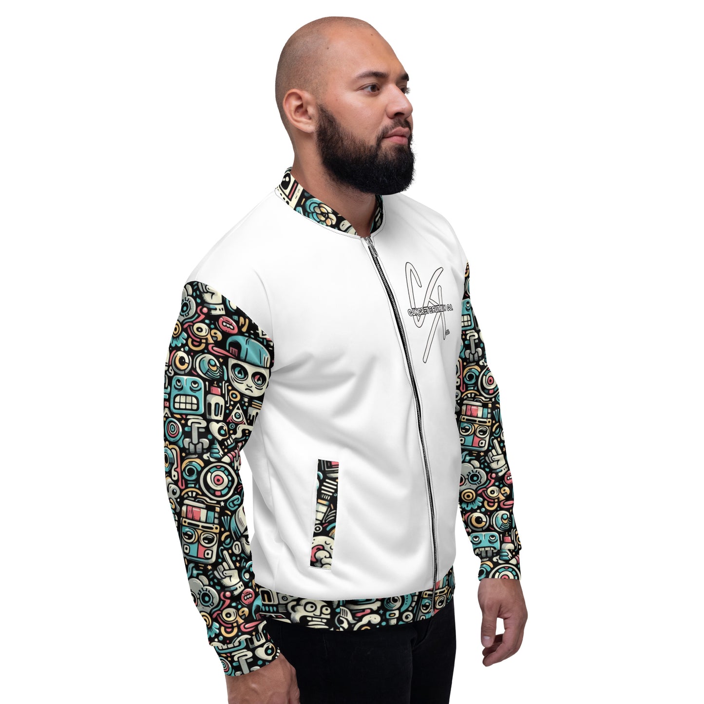 CKco  "Graffiti gang" Unisex Bomber Jacket