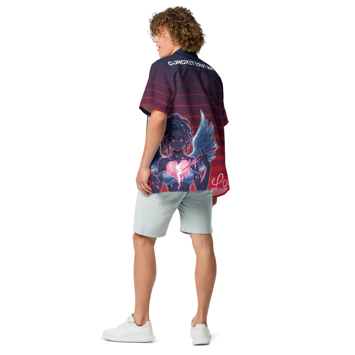 Concrete Kulture Co. "Love Aint Perfect" Unisex button shirt