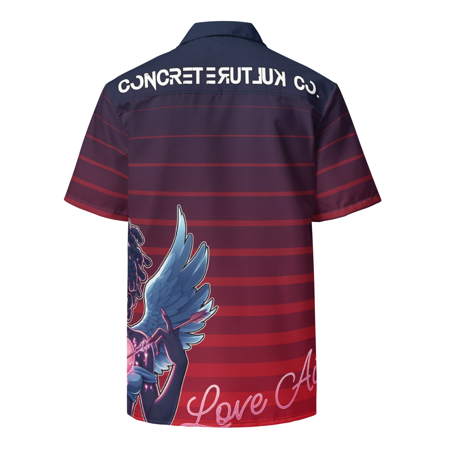 Concrete Kulture Co. "Love Aint Perfect" Unisex button shirt