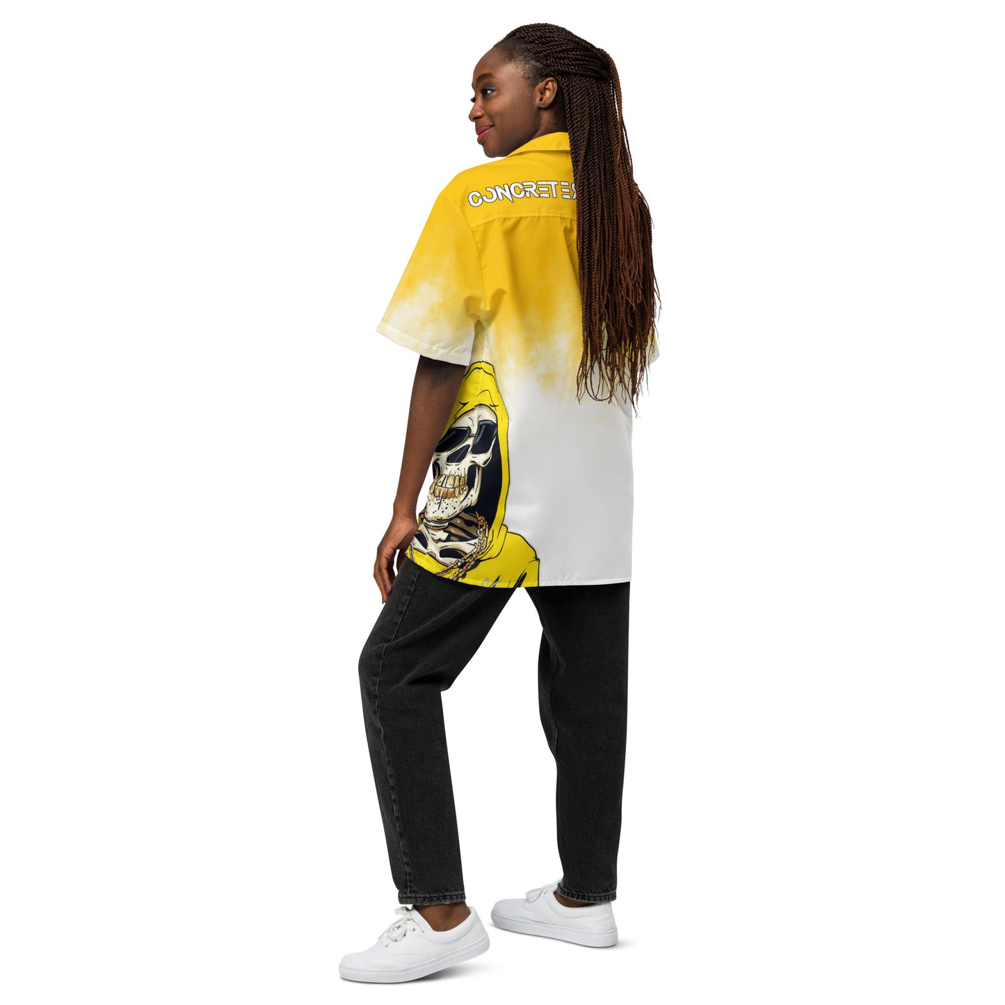 Concrete Kulture Co - "Faded Yellow" Unisex button shirt