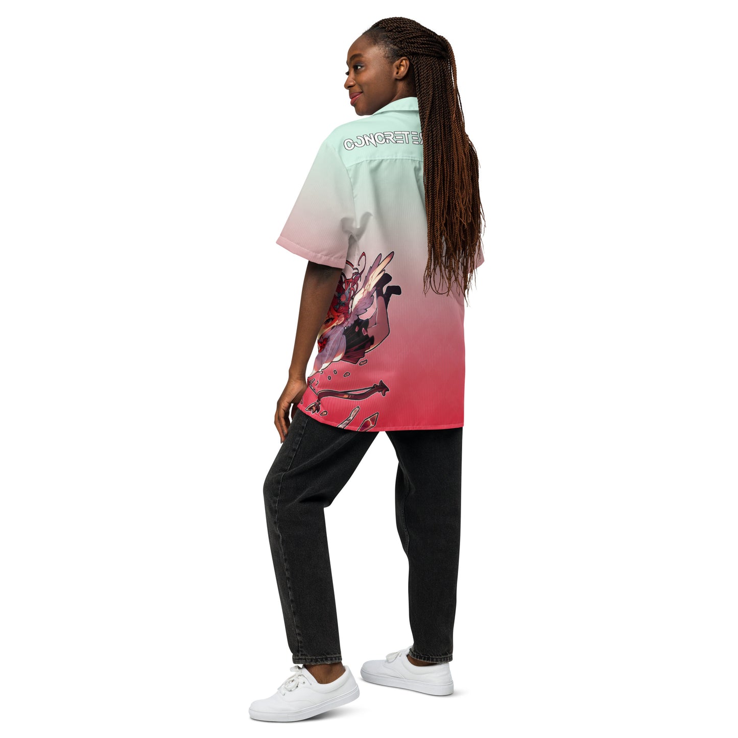 Concrete Kulture Co. "Love Aint Perfect" Unisex button shirt