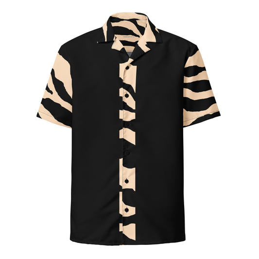 Concrete Kulture Company Tiger Print Unisex button shirt