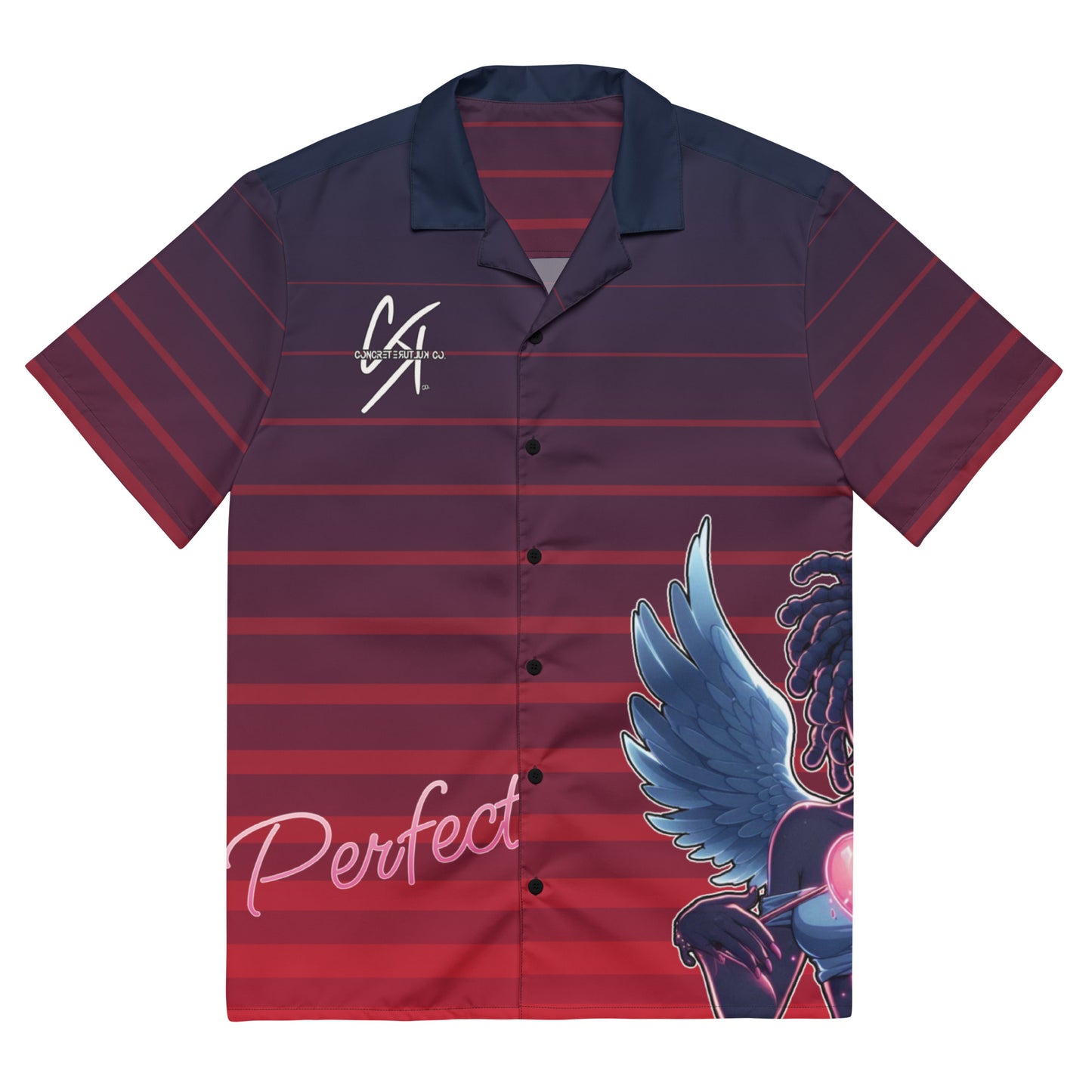 Concrete Kulture Co. "Love Aint Perfect" Unisex button shirt