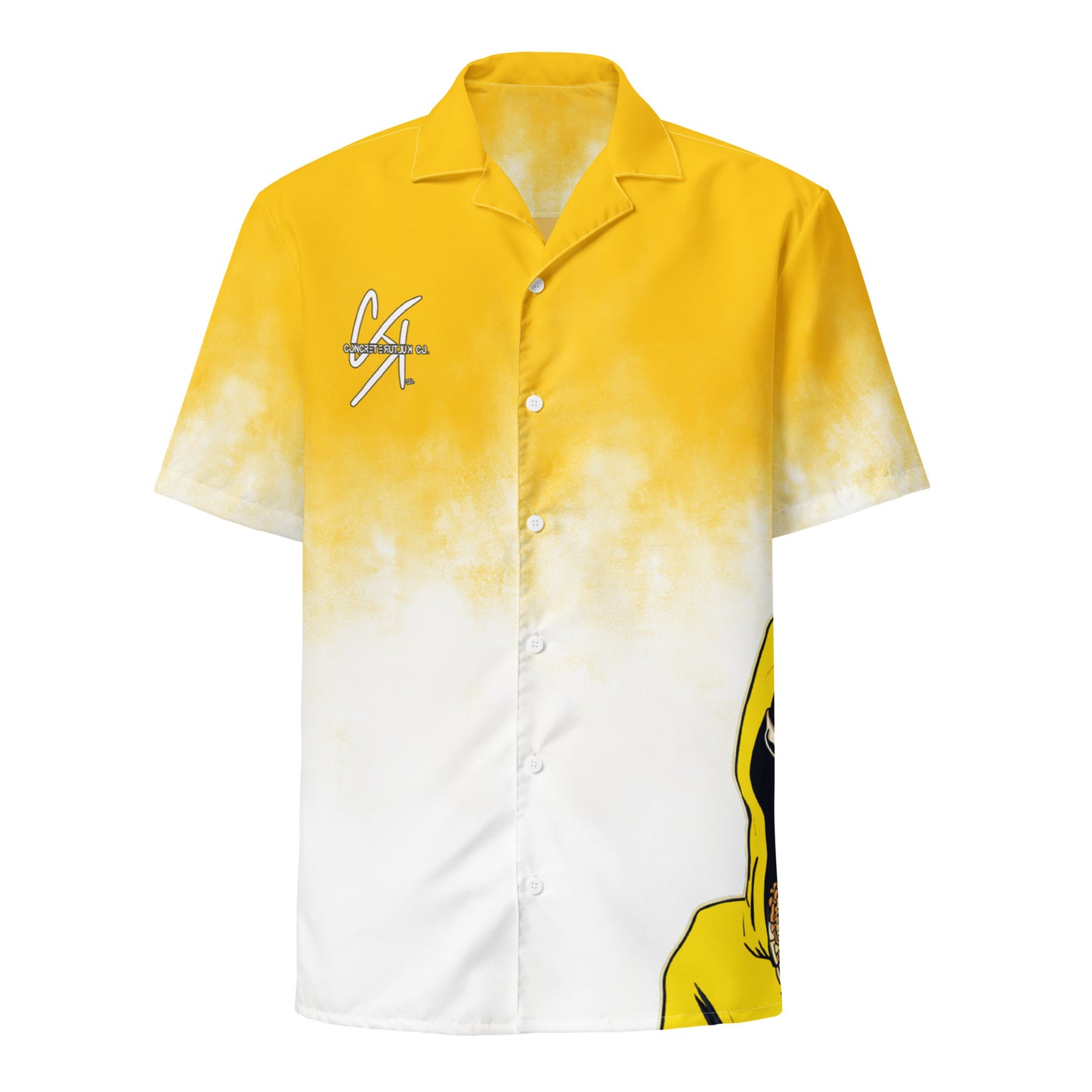 Concrete Kulture Co - "Faded Yellow" Unisex button shirt