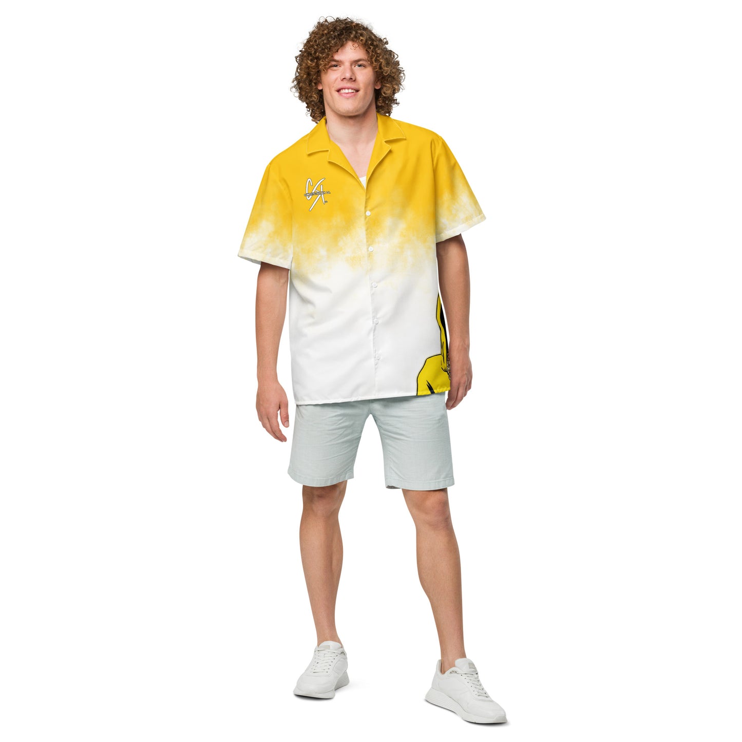 Concrete Kulture Co - "Faded Yellow" Unisex button shirt