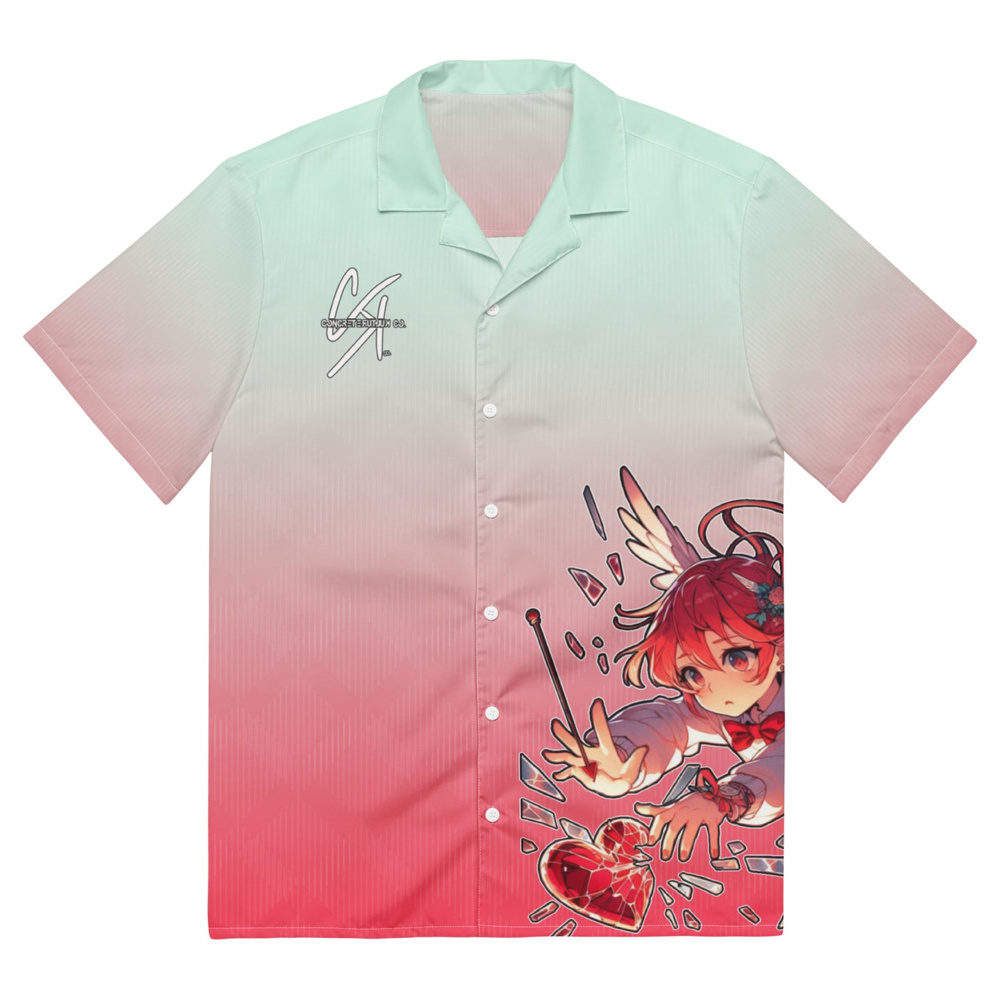 Concrete Kulture Co. "Love Aint Perfect" Unisex button shirt