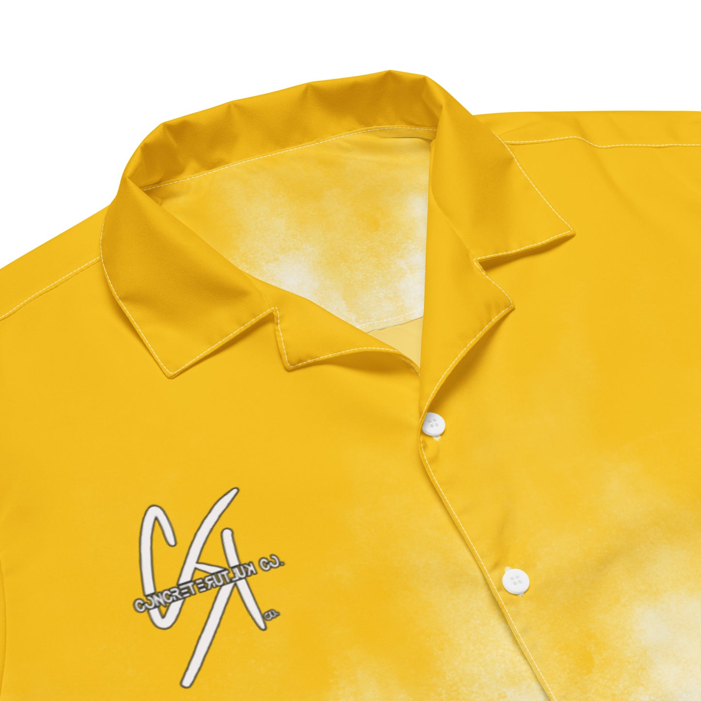 Concrete Kulture Co - "Faded Yellow" Unisex button shirt