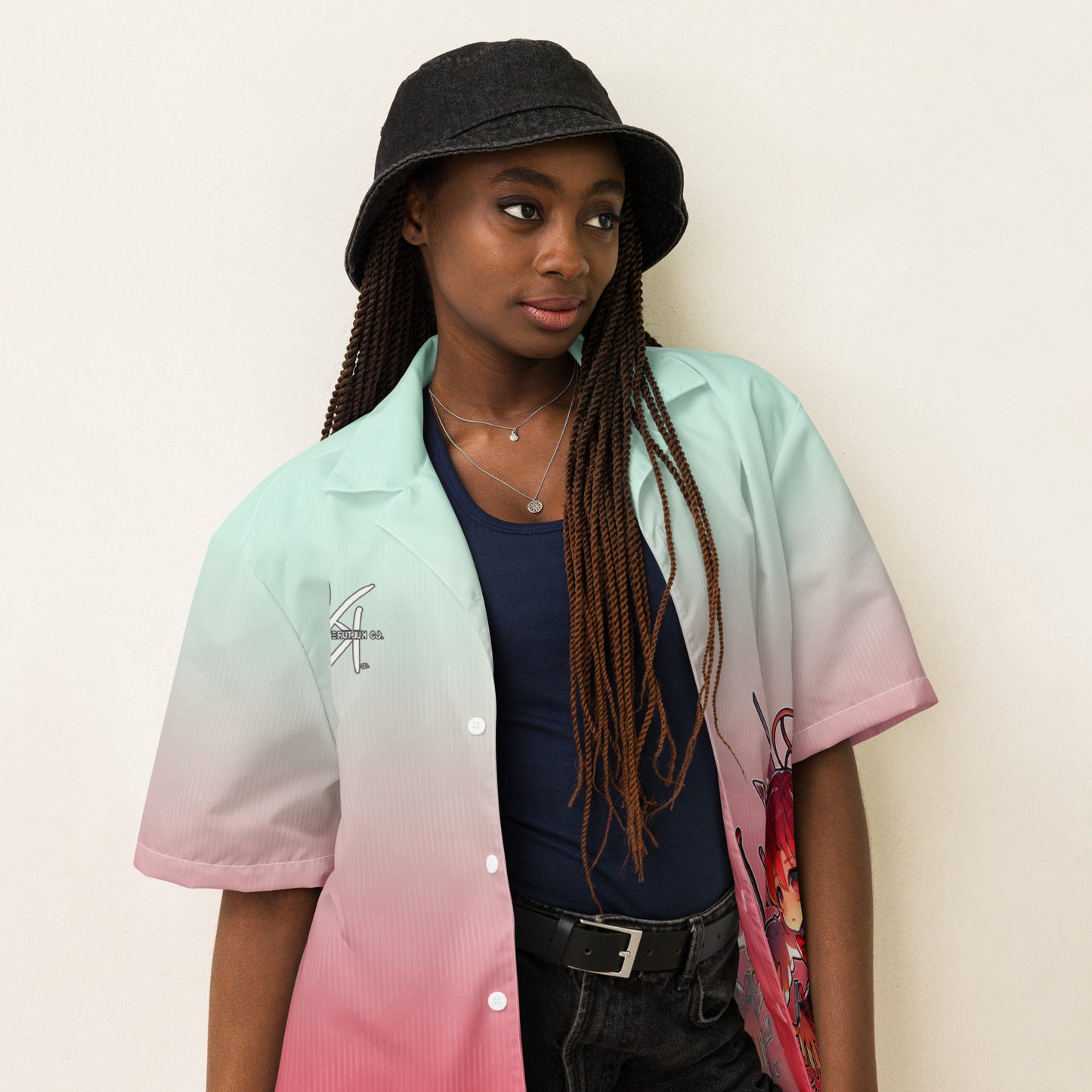 Concrete Kulture Co. "Love Aint Perfect" Unisex button shirt