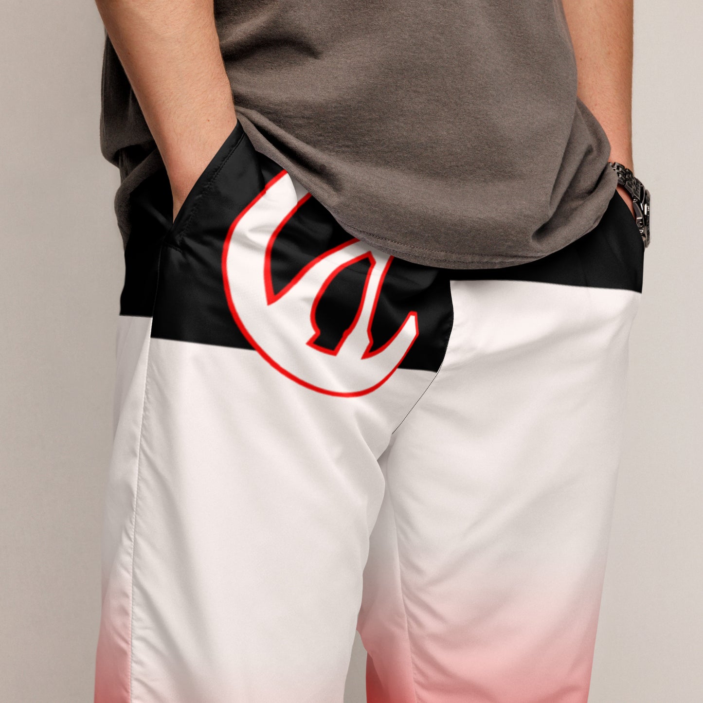 Concrete Kulture Company " Red Faded" Unisex track pants