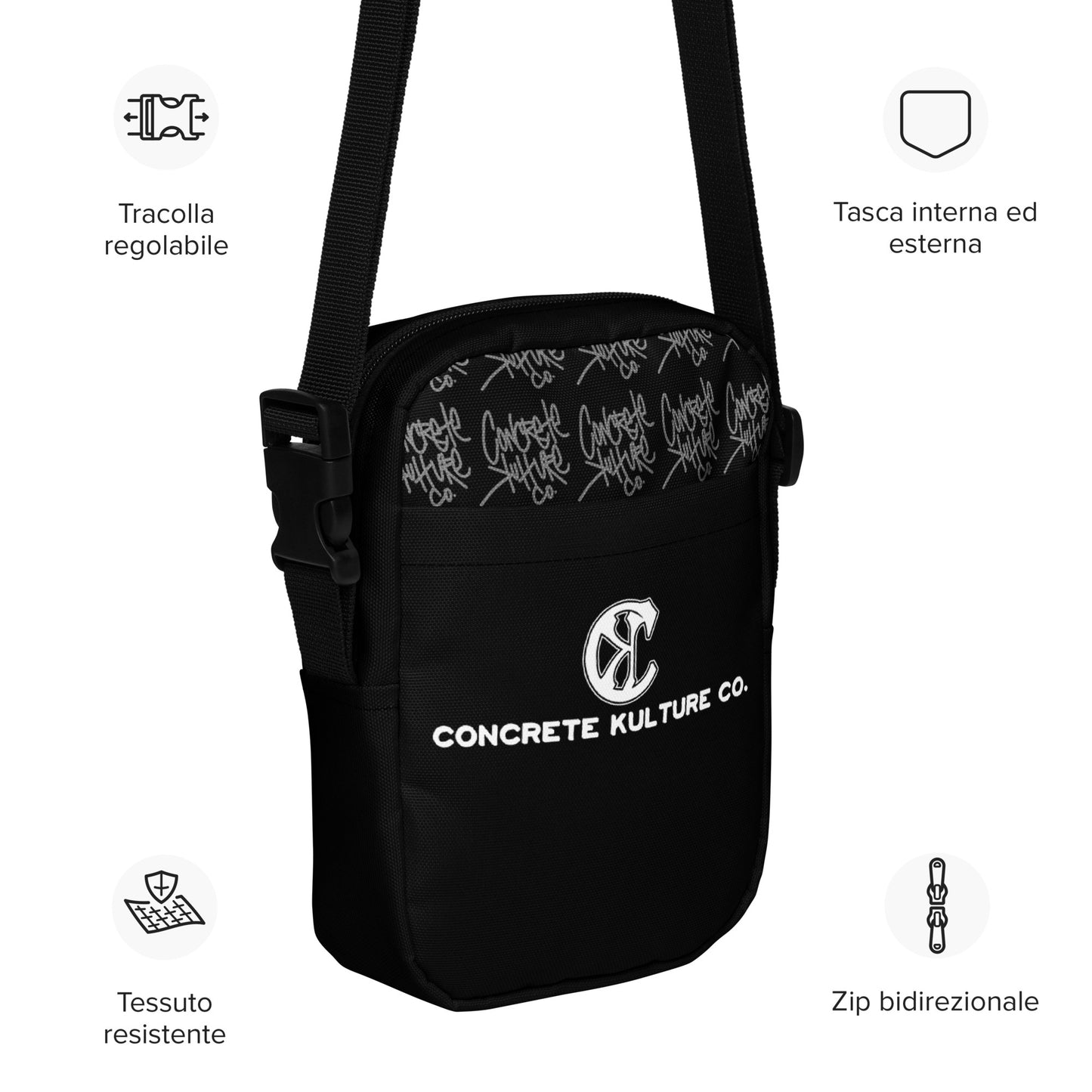 Concrete Kulture Company Utility crossbody bag