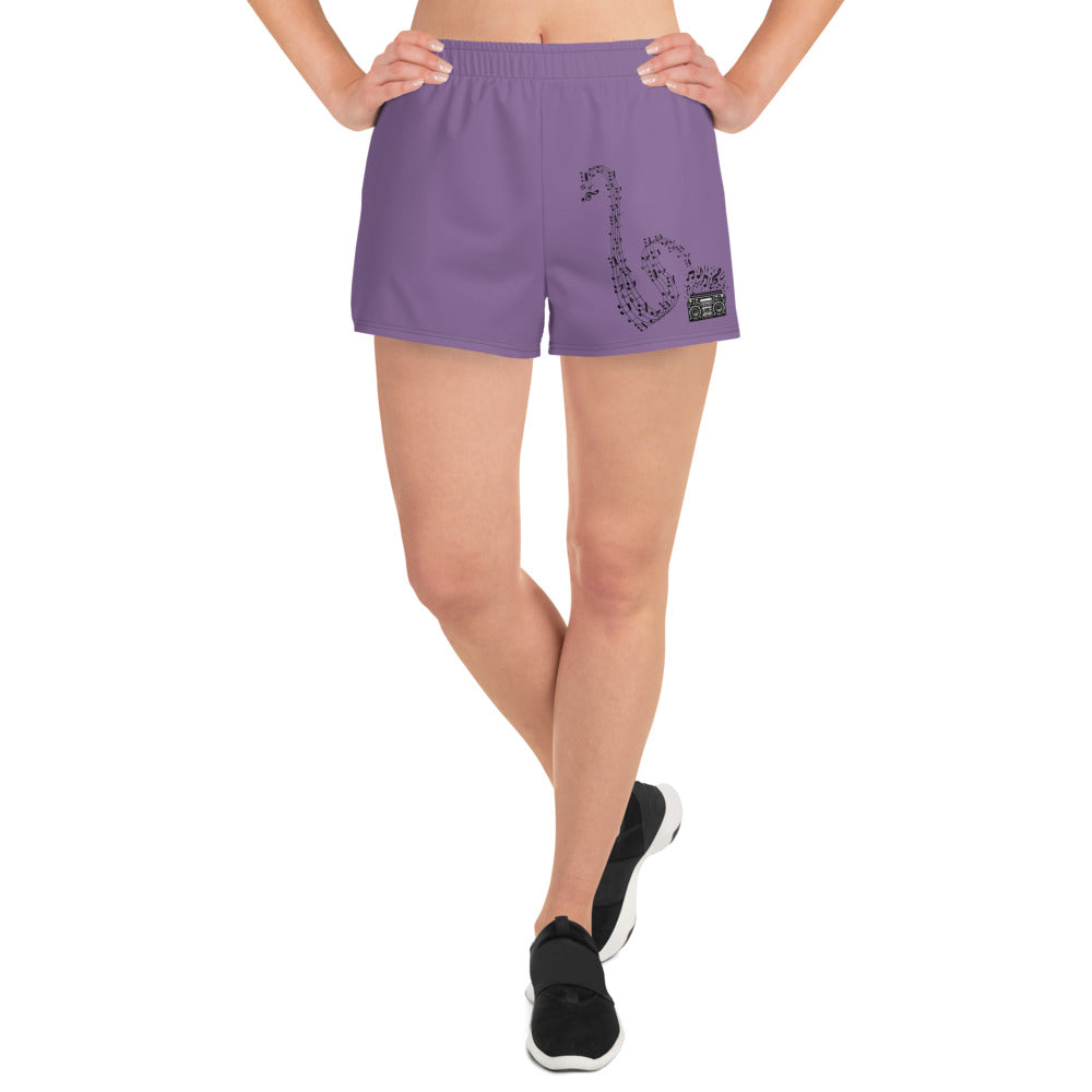 Concrete Kulture Co. Women’s "BoomBox" Athletic Shorts
