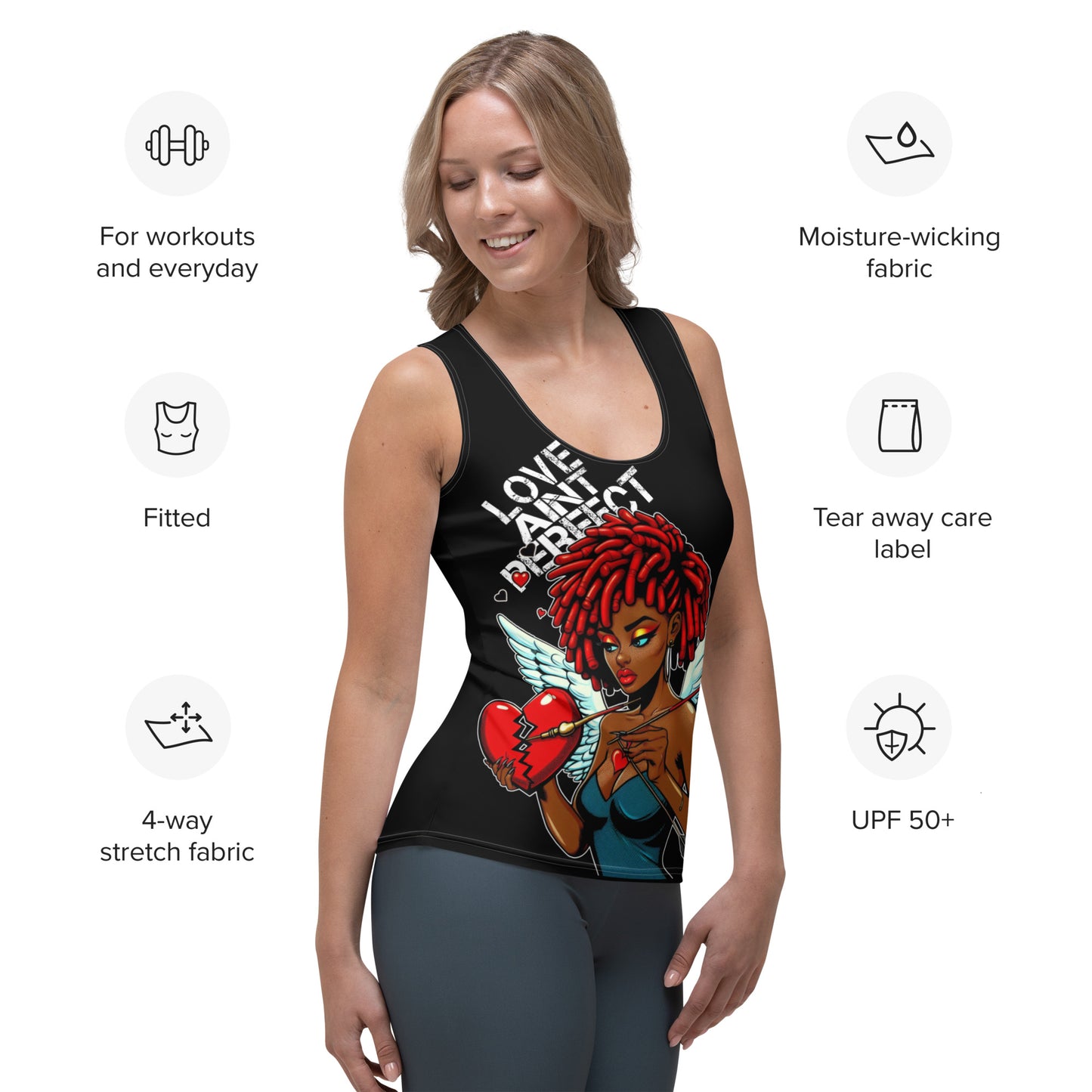 "Love Ain't Perfect"  Tank Top