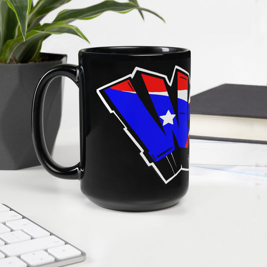 Concrete Kulture Company "Wepa" Black Glossy Mug