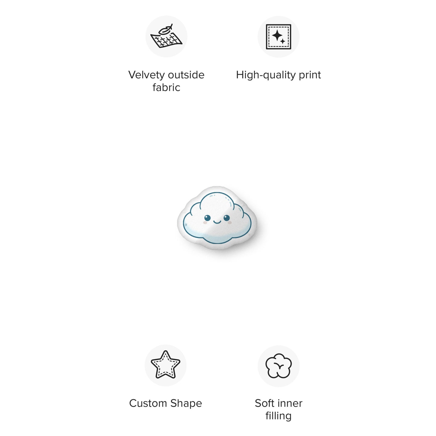 Concrete Kulture Company Custom-shaped pillow