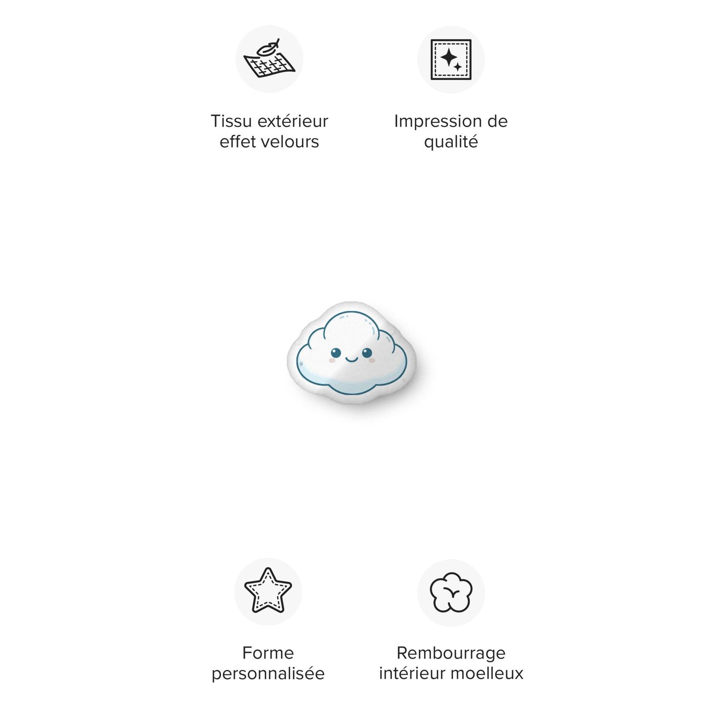 Concrete Kulture Company Custom-shaped pillow