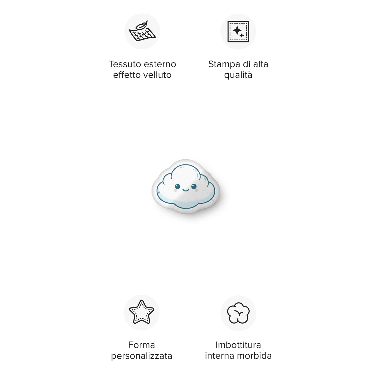 Concrete Kulture Company Custom-shaped pillow