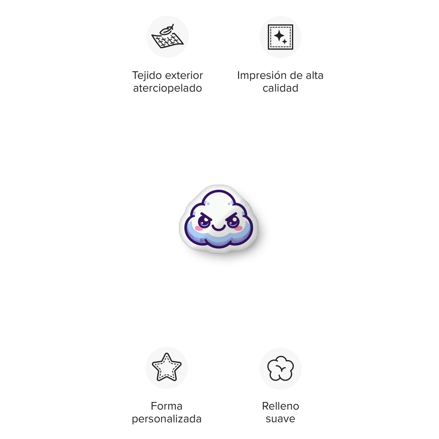 Concrete Kulture Company "Meanie" Custom-shaped pillow