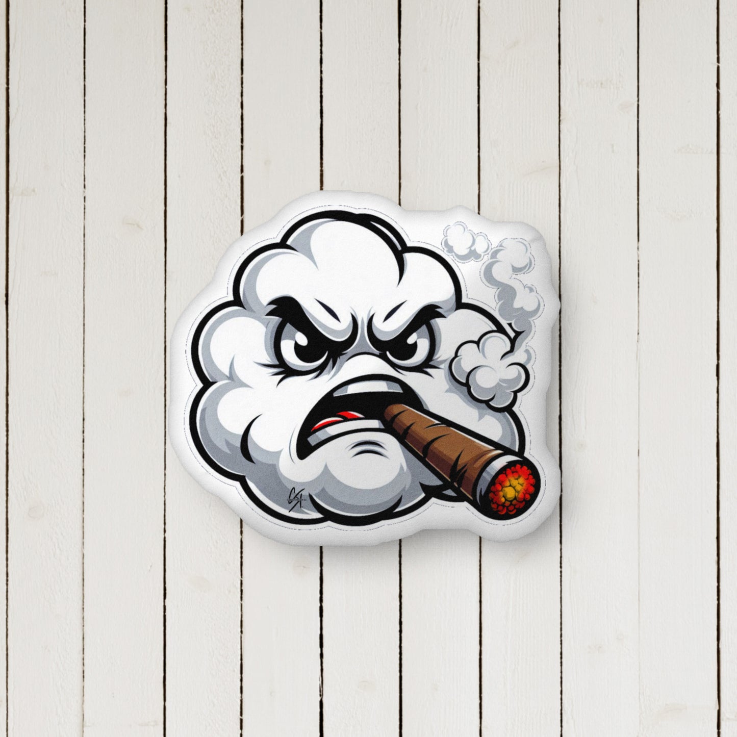 Concrete Kulture Company "Cranky Cloud" Custom-shaped pillow