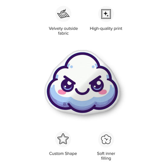 Concrete Kulture Company "Meanie" Custom-shaped pillow