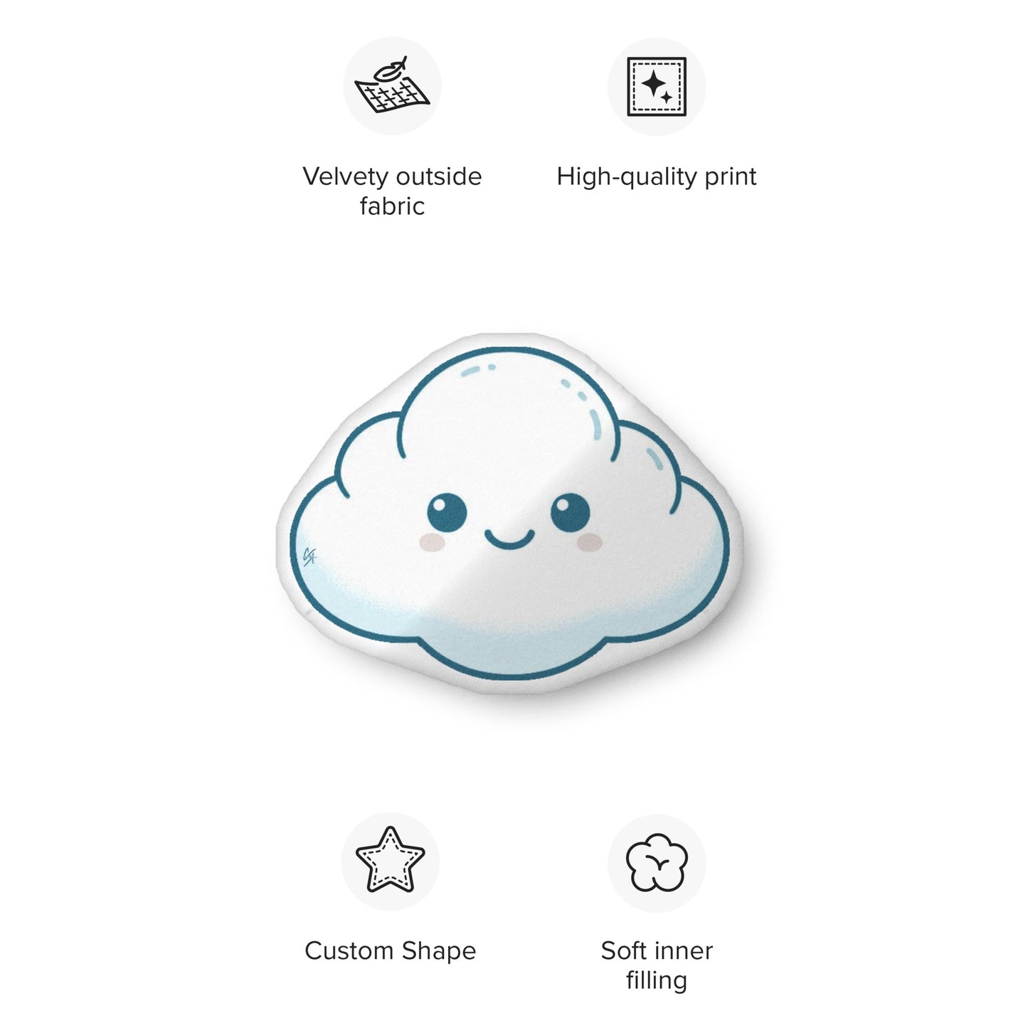 Concrete Kulture Company Custom-shaped pillow