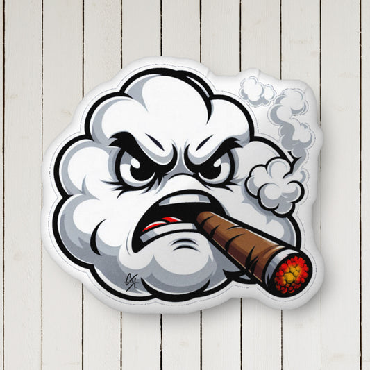 Concrete Kulture Company "Cranky Cloud" Custom-shaped pillow