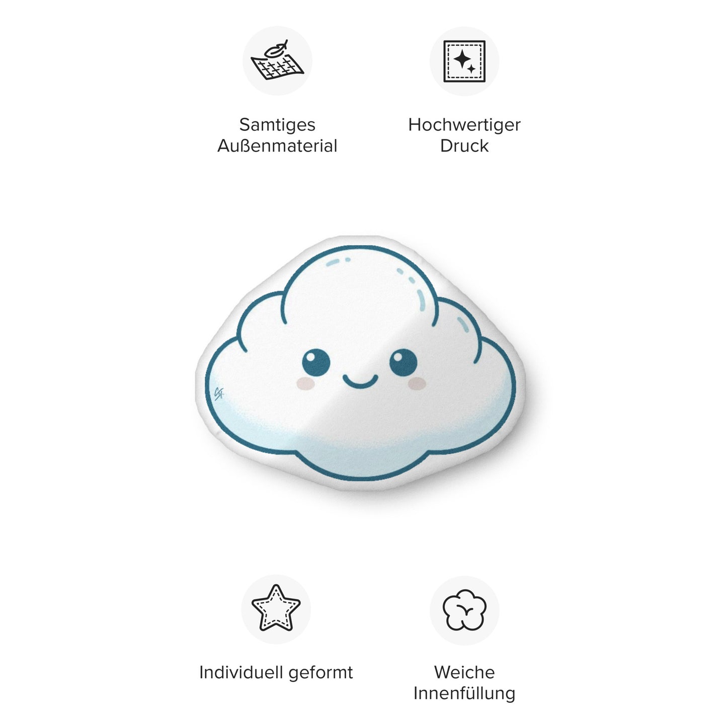 Concrete Kulture Company Custom-shaped pillow