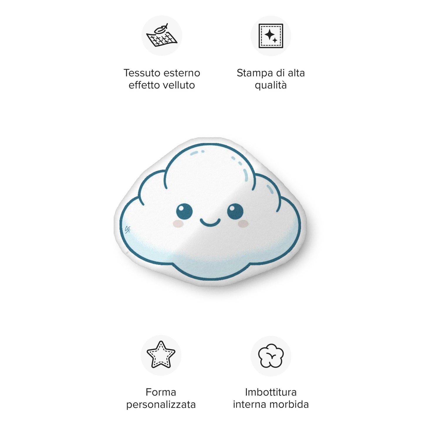 Concrete Kulture Company Custom-shaped pillow