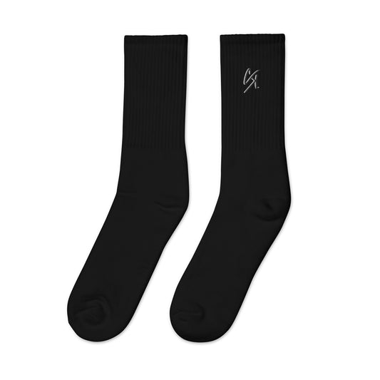 CK Co. Embroidered socks