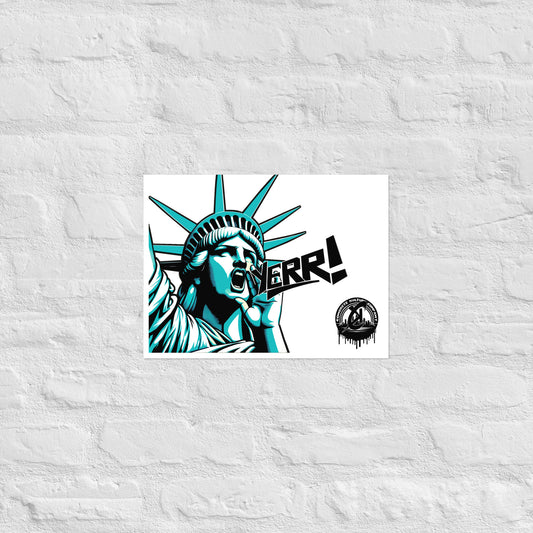 Concrete Kulture Company "Statue of Yerr" Poster