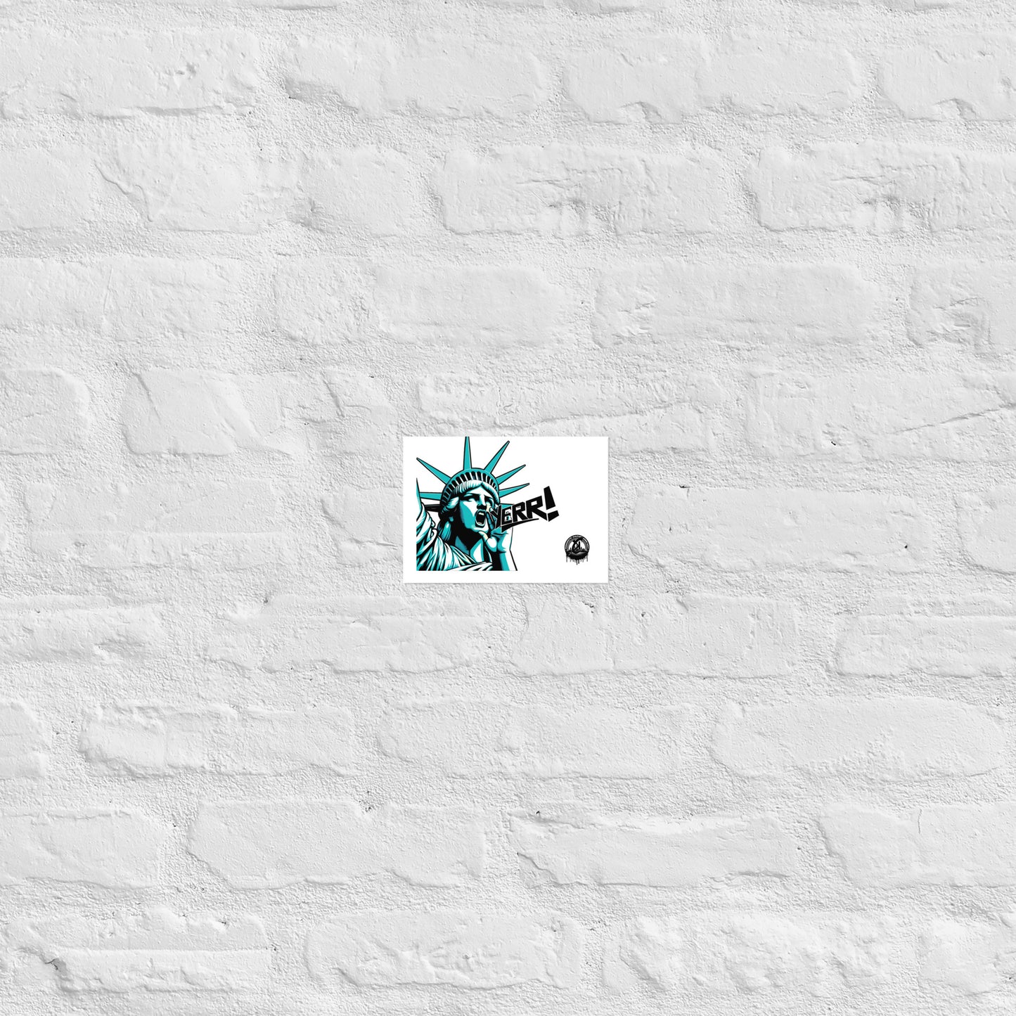 Concrete Kulture Company "Statue of Yerr" Poster