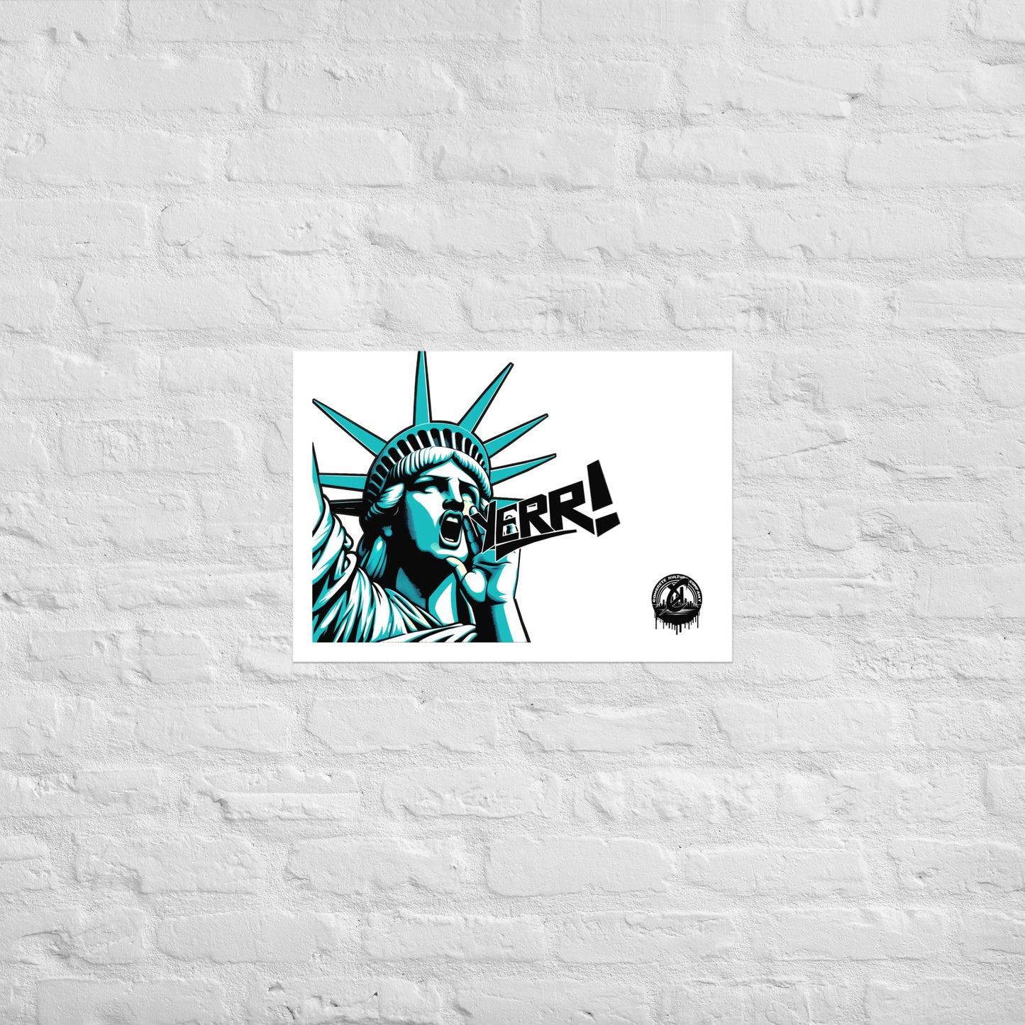 Concrete Kulture Company "Statue of Yerr" Poster