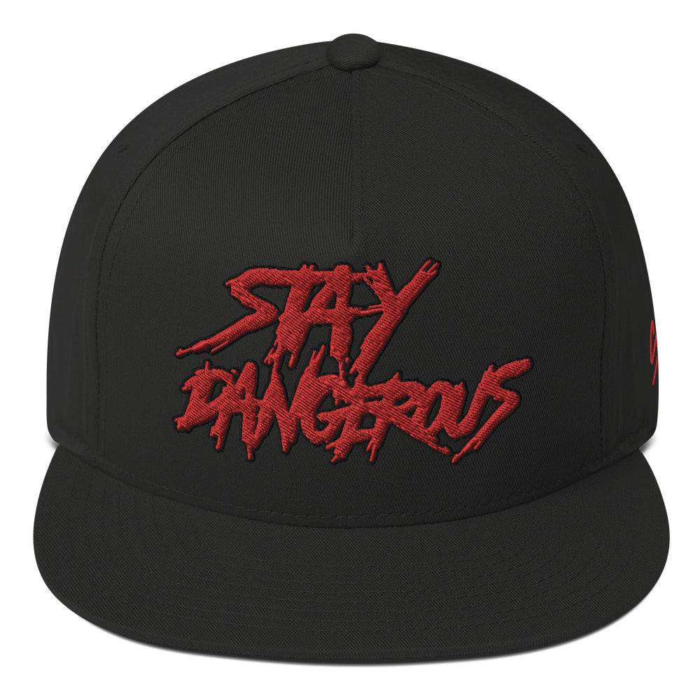 "Stay Dangerous" Flat Bill Cap