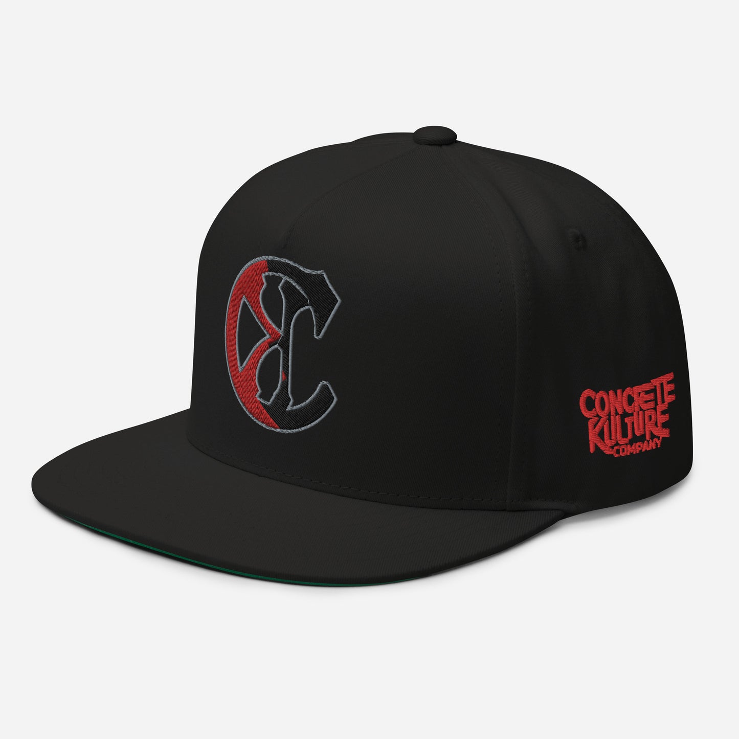 Concrete Kulture Company "CK" Flat Bill Cap