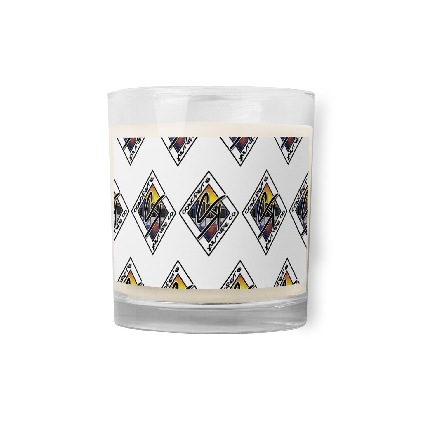 Concrete Kulture Co Glass jar soy wax candle