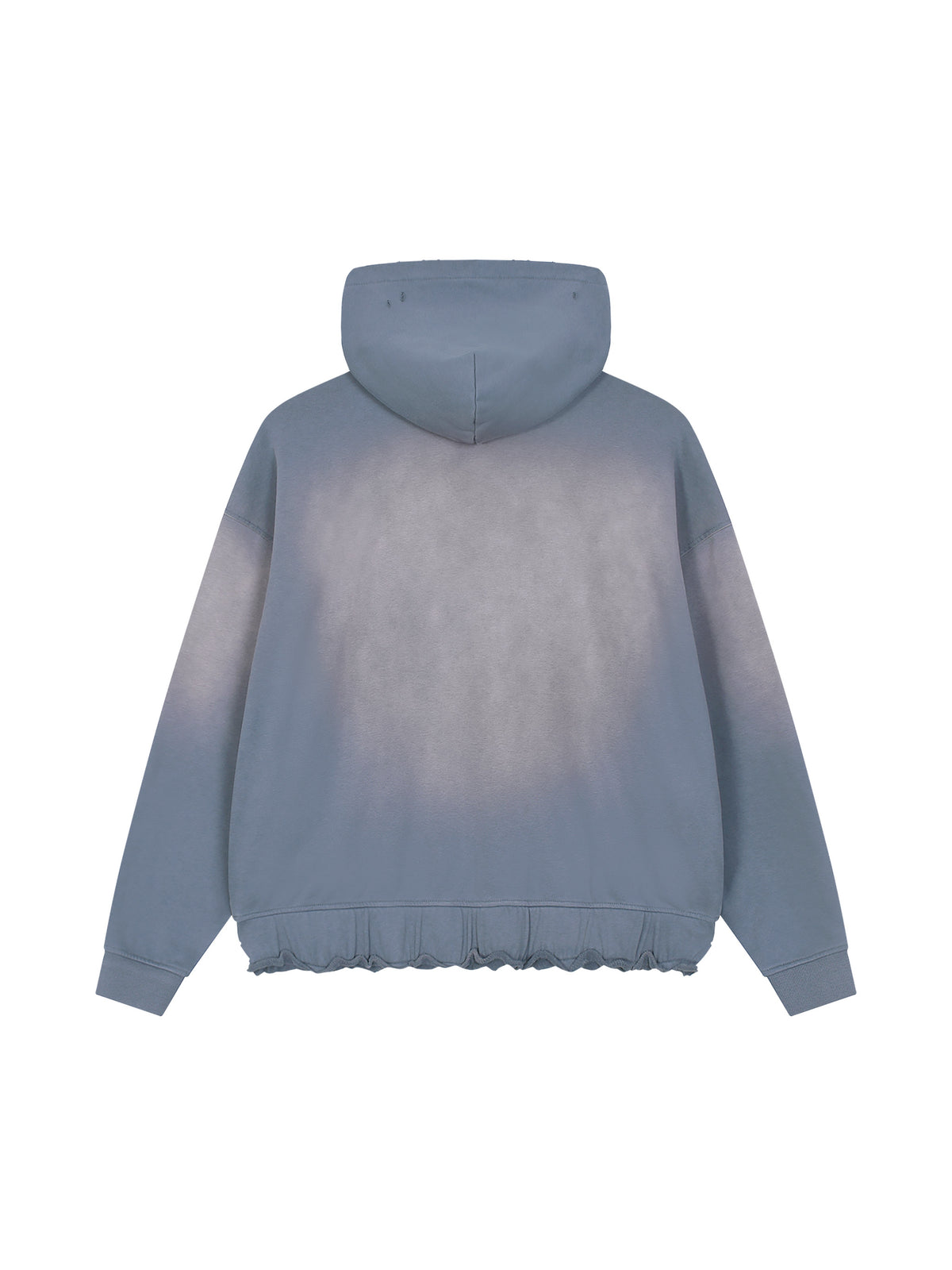 Unisex Sunfade Ripped Boxy Hoodie