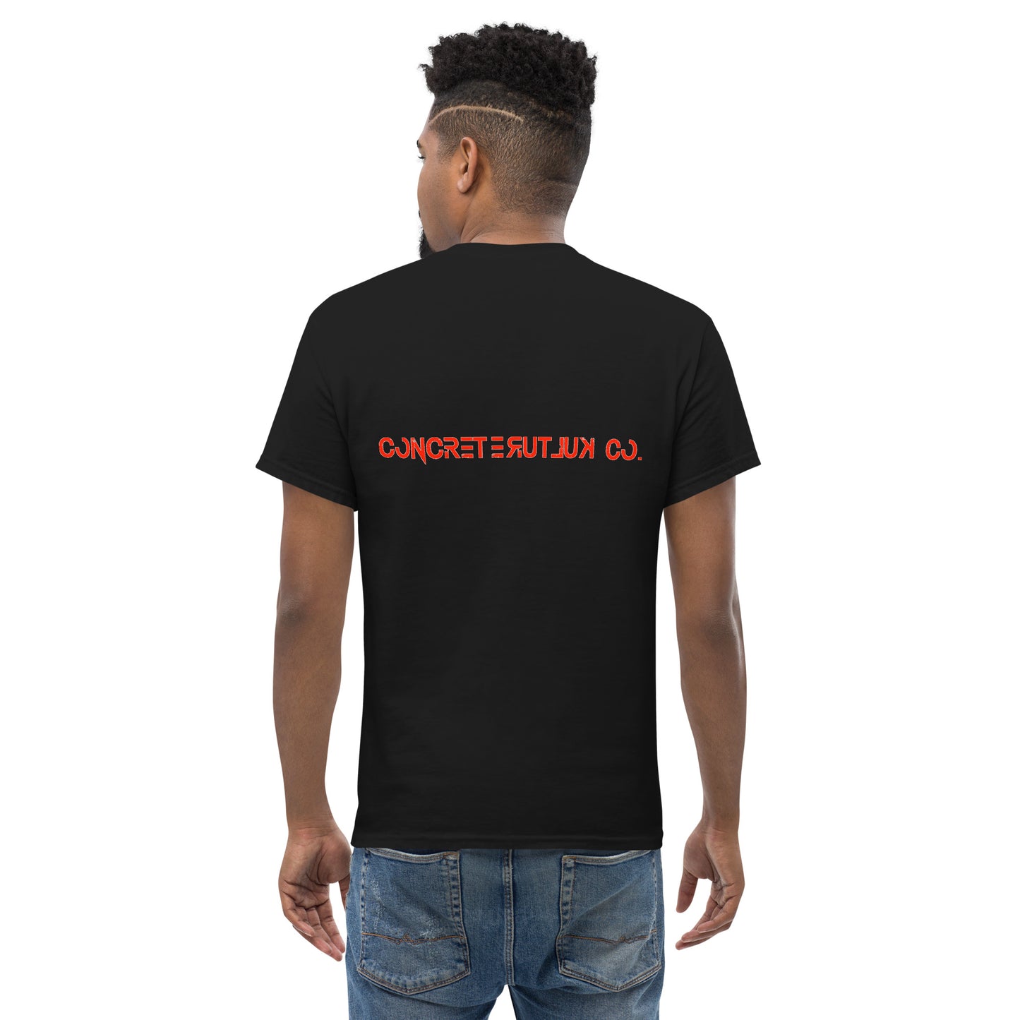 Men's classic tee Red n Black