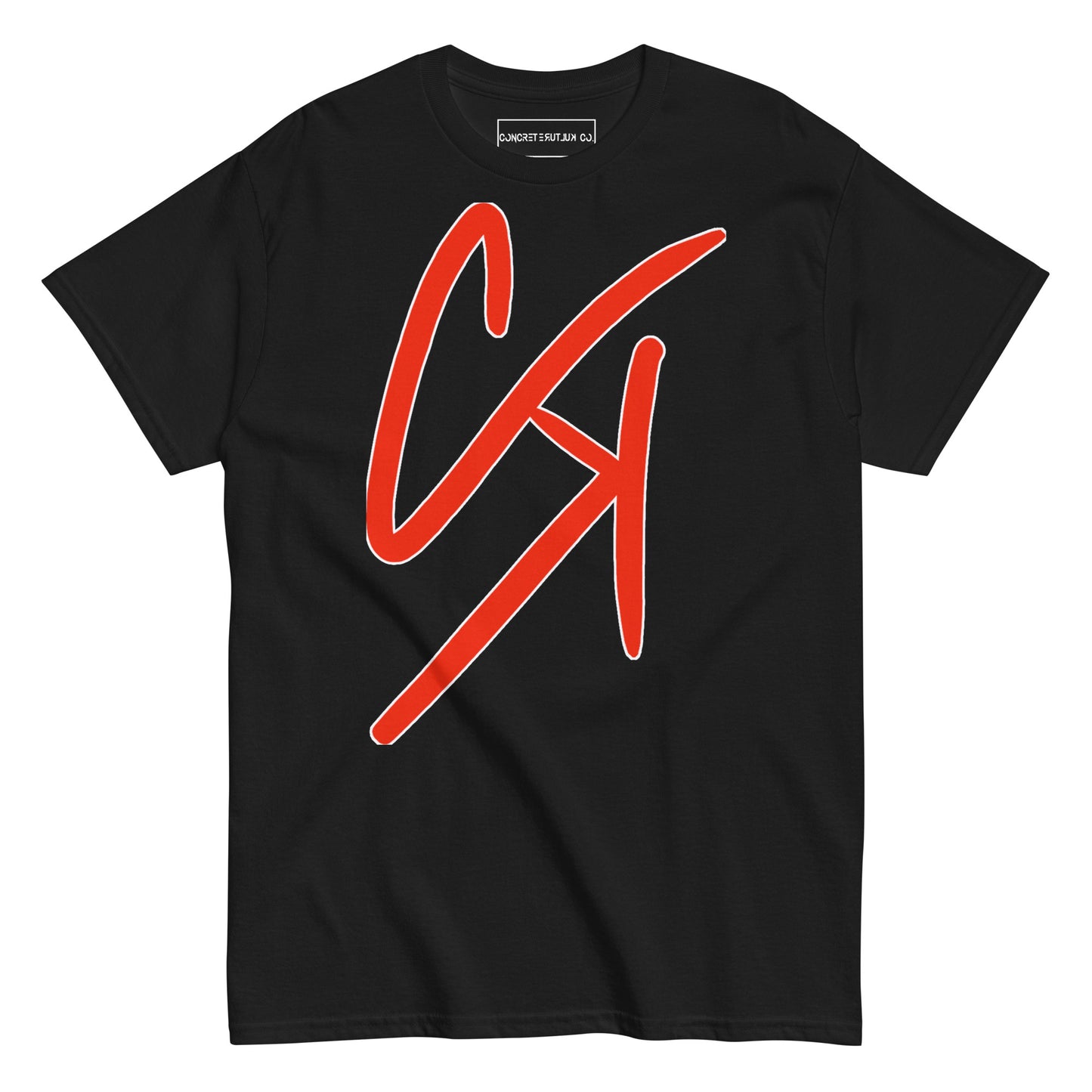 Men's classic tee Red n Black